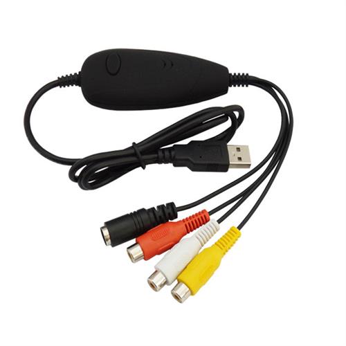 고화질 USB 비디오 캡처 카드 전문 전사 VHS 구식 테이프 DV 레코더 WIN11|10|8|7 케이블 전달