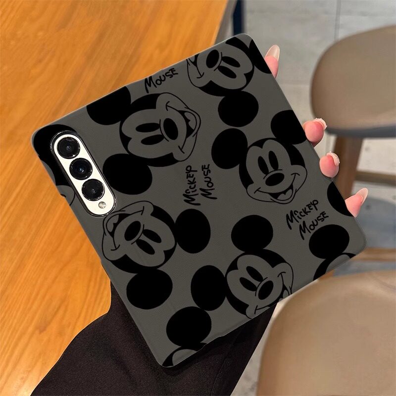 三星zfold6手机壳皮质米奇头像