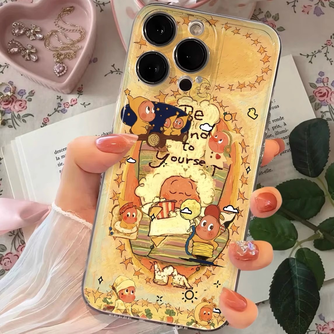 卡通星星人适用iPhone16pro手机壳苹果16全包防摔15pro硅胶14女款16promax保护套11超好看12女款13可爱