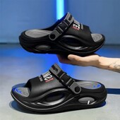 锦轩运动鞋 夏外穿防滑厚底踩屎感开车两用沙滩凉鞋 服专营男士 拖鞋