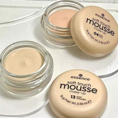 艾森丝essence植物柔肤触粉底慕斯粉底霜遮瑕持久控油不脱妆清透