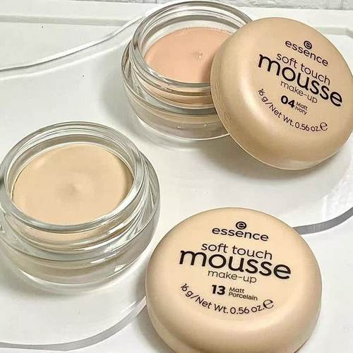 艾森丝essence植物柔肤触粉底慕斯粉底霜遮瑕持久控油不脱妆清透