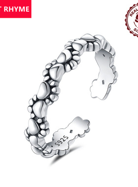 跨境直供S925纯银小众个性可爱萌