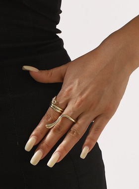 跨境外贸创意设计感街头潮流金属