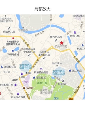 东莞市桥头山镇地图 2025年路线2025年城市企事业区域划分贴图