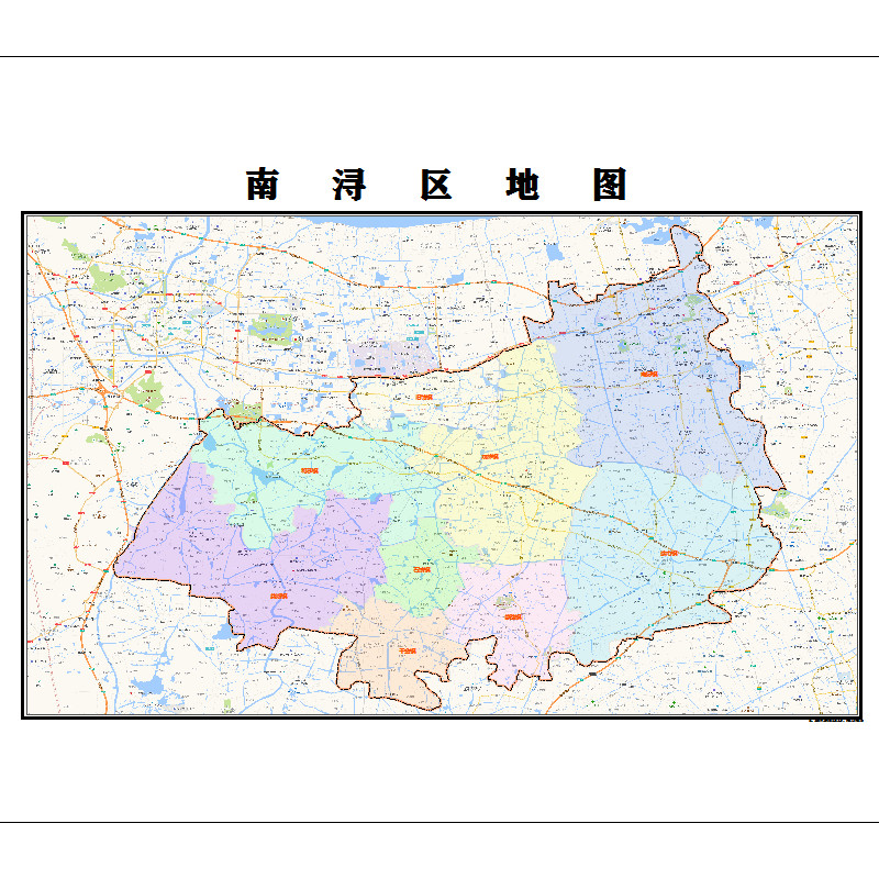 湖州市南浔区地图2023年行政区划市区主城区街道交通地图图片素材
