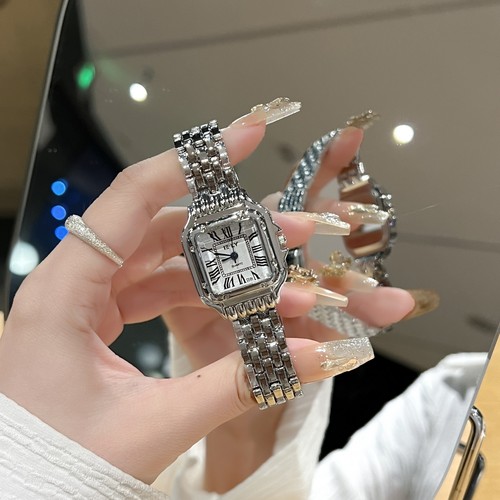 复古方形手表女小众简约