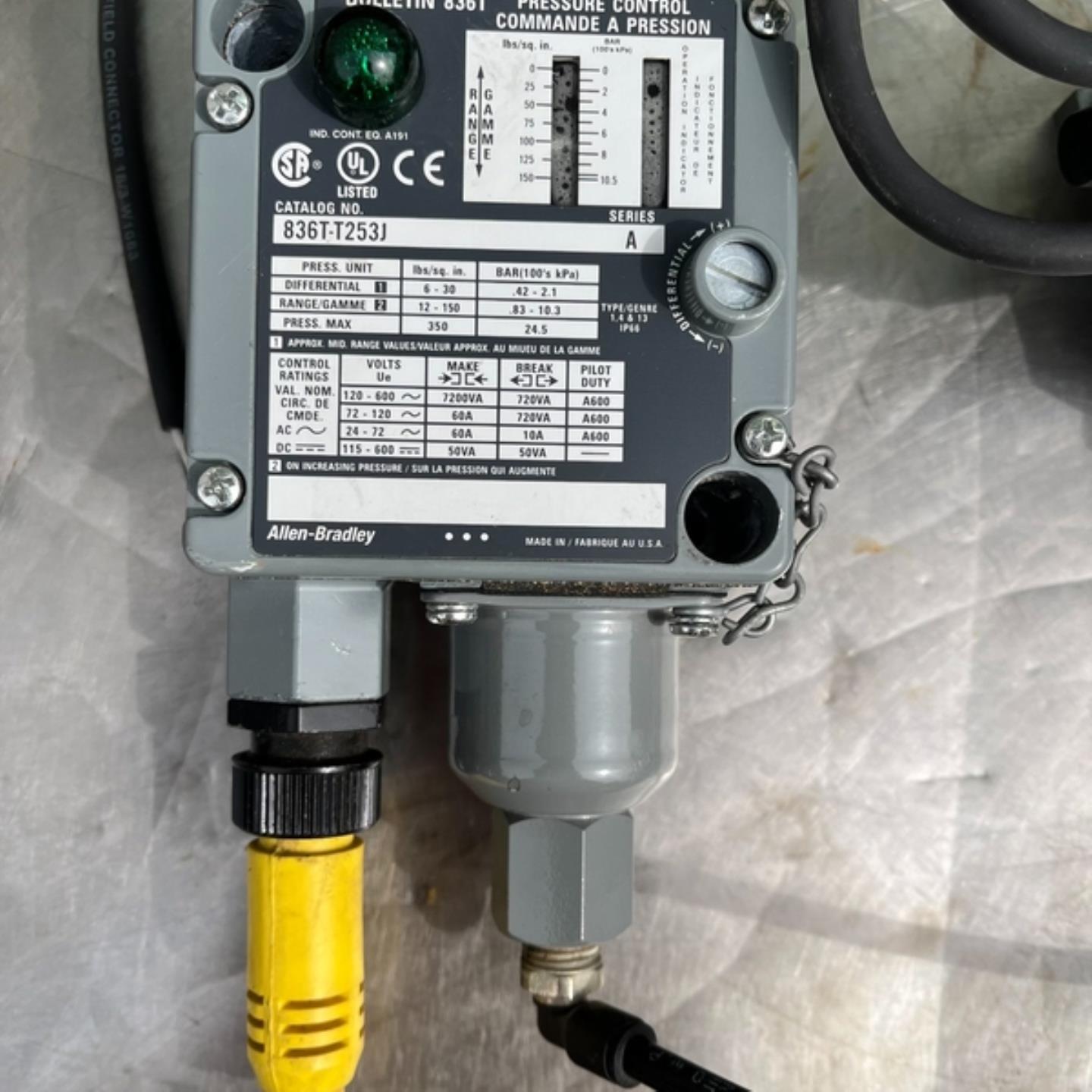 （议价)议价AB压力开关836T-T253J031SA40040000适用