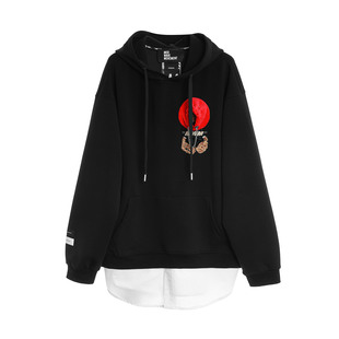 重工毛绒小熊翅膀连帽卫衣 MW101061084 潮牌宽松外套