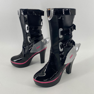 明日方舟终末地莱万汀cos鞋子靴子高跟靴史尔特尔cos服定制