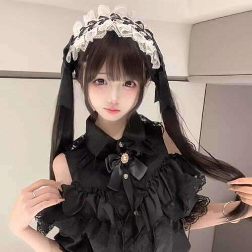 日系洛丽塔蕾丝甜美百搭发带