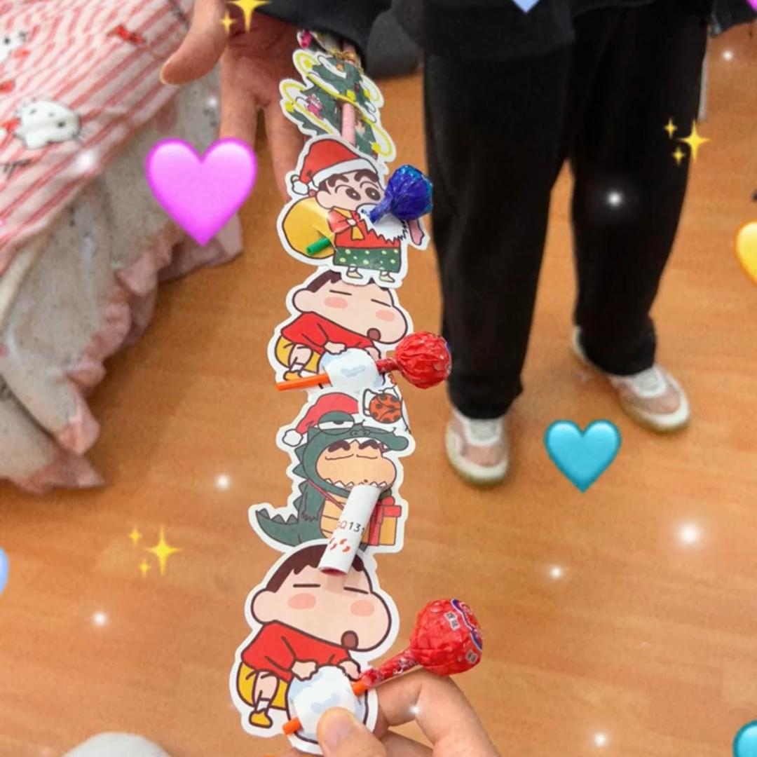 送女友圣诞节ins糖果装饰卡片