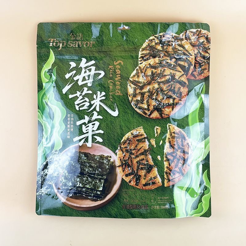 金语海苔米菓388g袋装酥脆米饼休闲办公追剧解馋年货小吃膨化零食,零食/坚果/特产,酥性饼干,淘宝优惠券,粉丝福利购,淘宝优惠卷