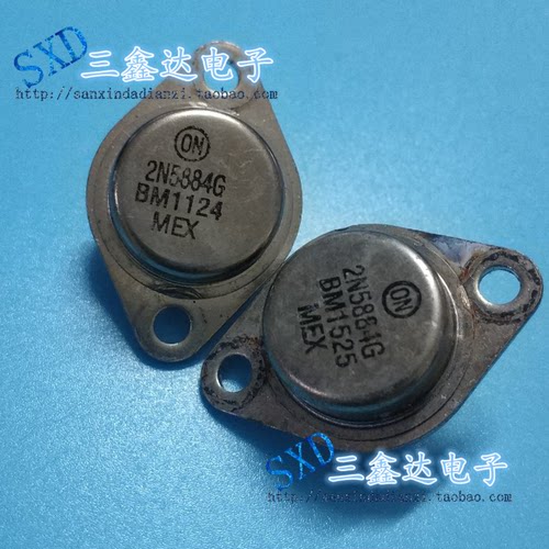 2N5884 G 2N5883原装进口拆机 原字原脚金封 TO-3测好发货 质量保