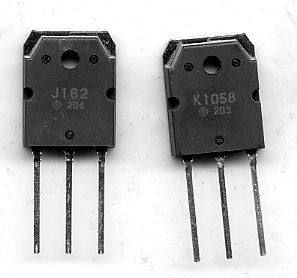 K1058 J162  2SK1058  2SJ162 进口拆机音响配对管K1058,J162