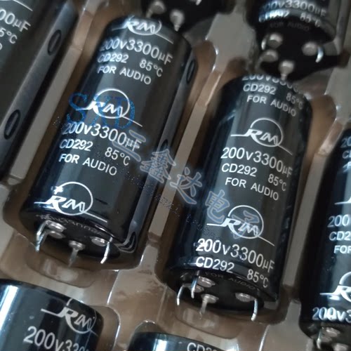 200V3300UF 3300UF200WV全新原装功放音频FORAUDIO体积35*100 4脚