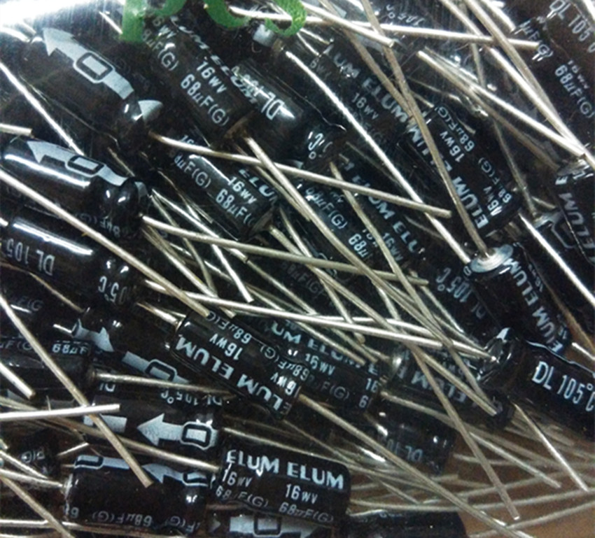 16V68UF 68UF16V全新原装音频 轴向卧式 电解电容 6*13