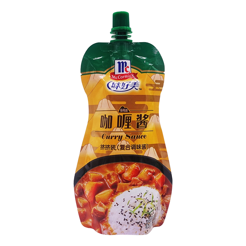 味好美咖喱酱230g挤挤家用