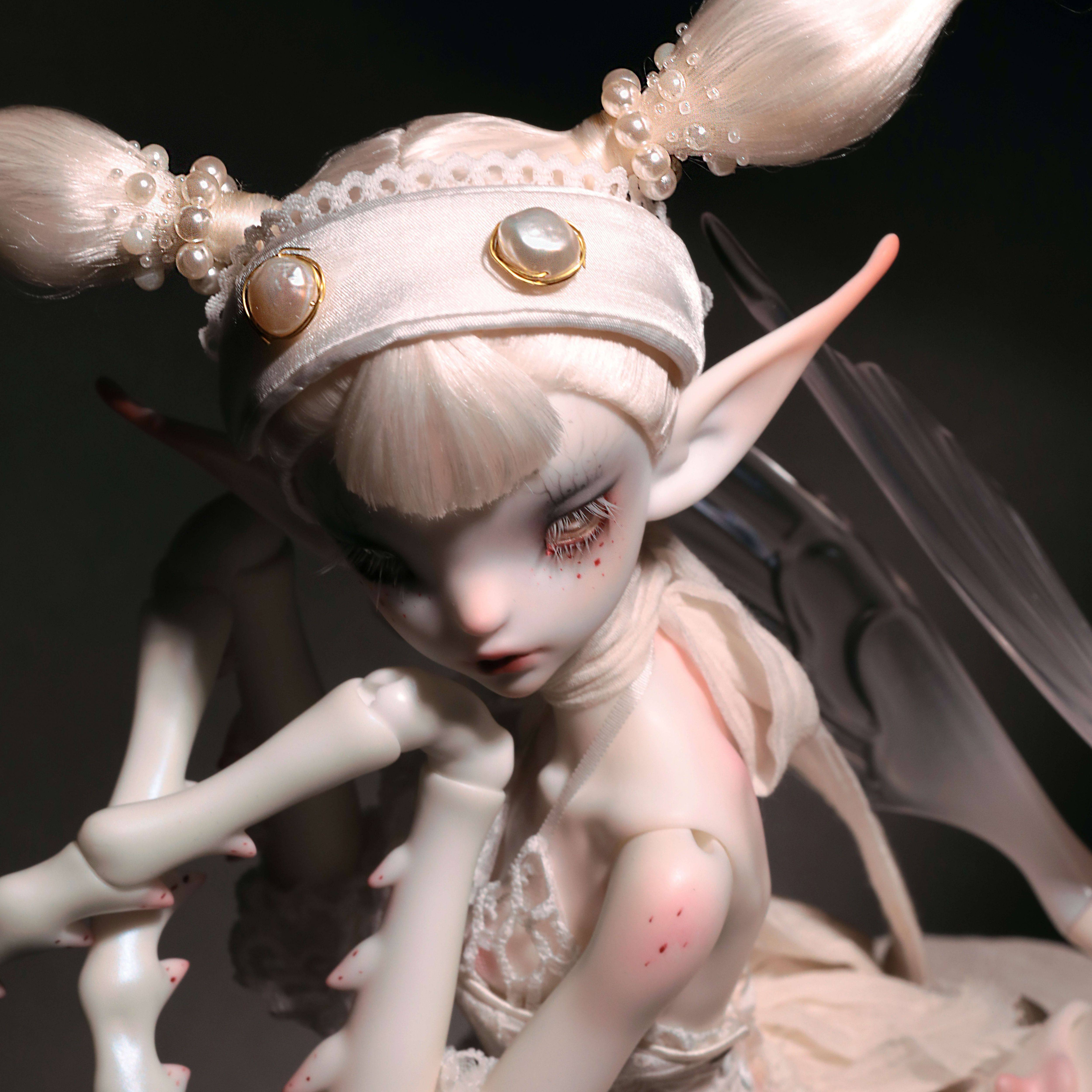 【关仓展示】珊瑚礁x玖二猫自制螳螂妹4分bjd娃娃欧珀原创sd人偶