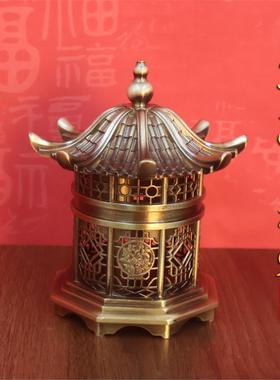 古凉亭香炉镂空复熏家居办