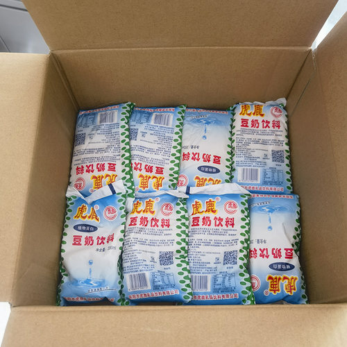 江浙沪皖包邮 东阳虎鹿豆奶饮料儿童营养早餐豆奶豆浆 200ml*40包