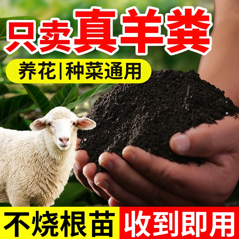 羊粪发酵有机肥料蔬菜专用