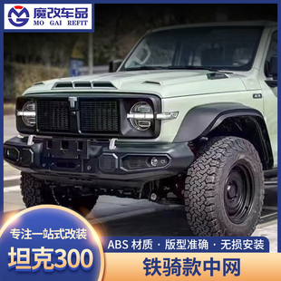 适用于坦克300枫林铁骑铁骑01 02中网前保通风网WEY原车进气格栅