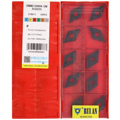 锐安RUIAN 数控刀片 DNMG150404/150408/150608/150612-GM RC6225