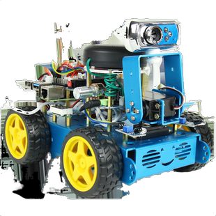 树莓派智能小车套件机器人opencv视觉导航Python/C编程2G 4G 8G