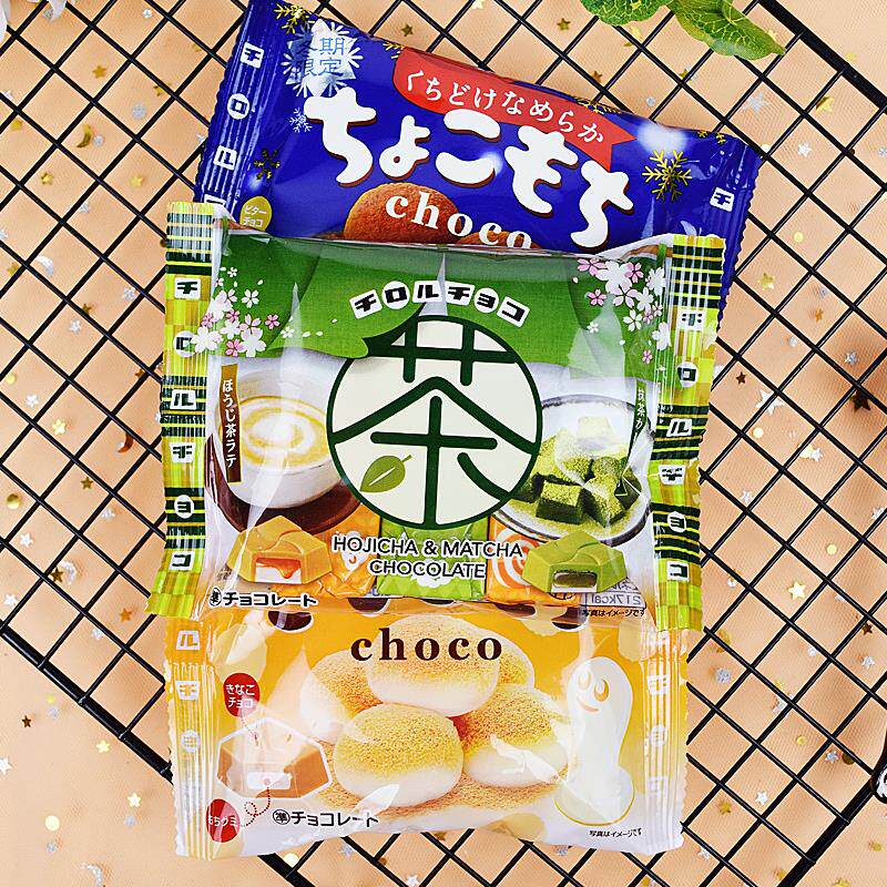 正货日本进口零食夹心巧克力黄豆粉宇治抹茶味干吃汤圆年糕糯