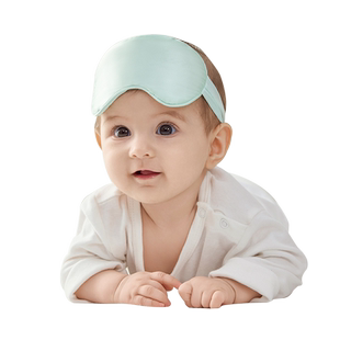 婴儿眼罩儿童真丝护眼睡眠晒太阳遮光新生宝宝遮光透气神器晒黄疸