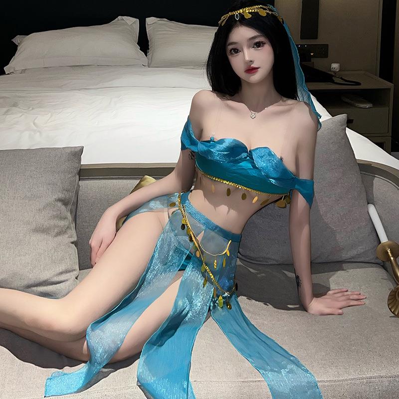 Sexy lingerie sexy western style bellyband bra dancer suit