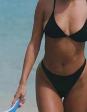 sunbathing and strappy non-transparent bathing women for