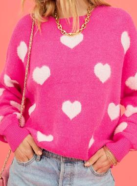 autumn pullover winter commut pattern casual fashion women