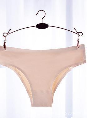 sexy briefs crotch cotton silk ice bikini underwear womens