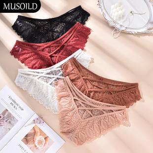 lace size fat womens thong sexy charming bow style Plus