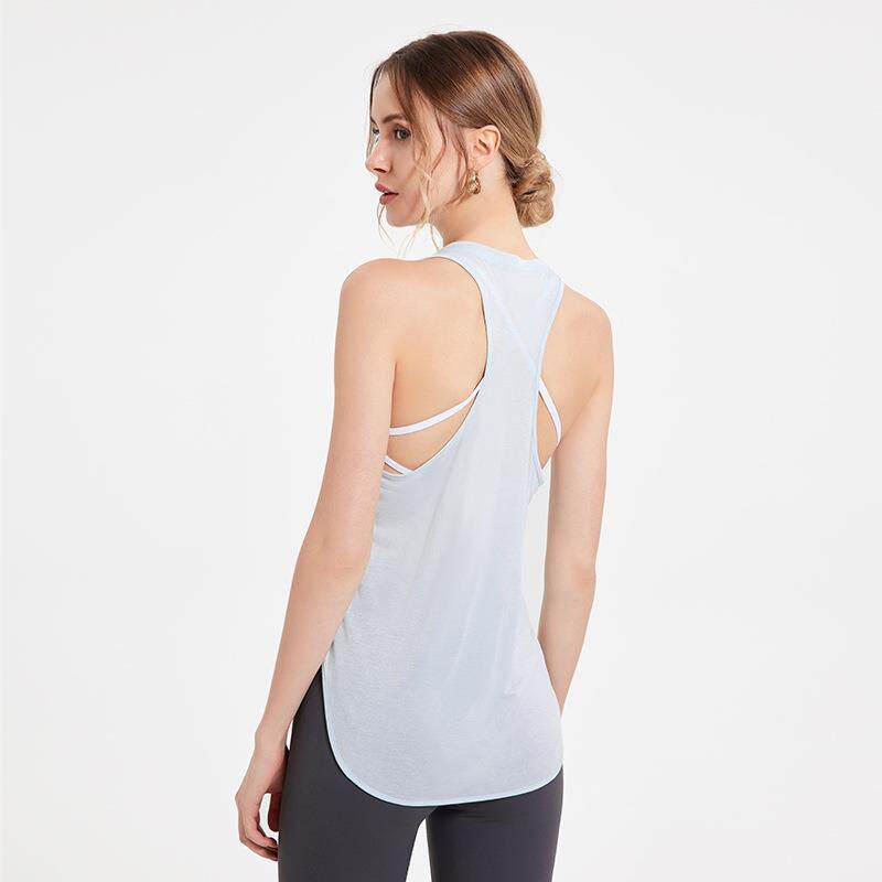 Yoga clothes summer breathable sports sleeveless vest