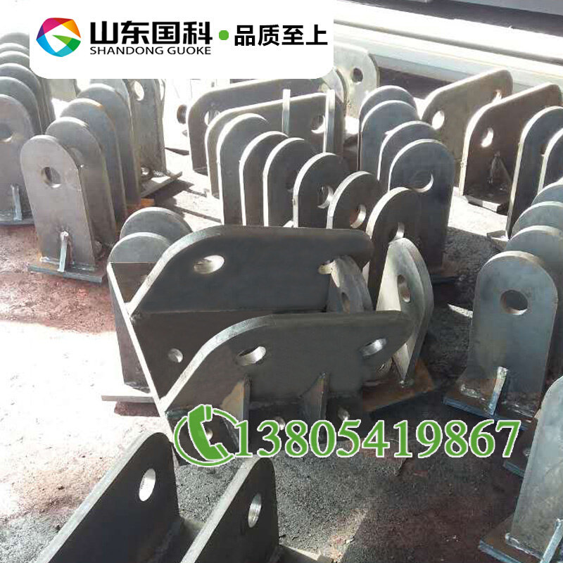 塔吊配件扶墙预埋板 塔机扶墙预埋单耳板塔机配件双耳板订制定做