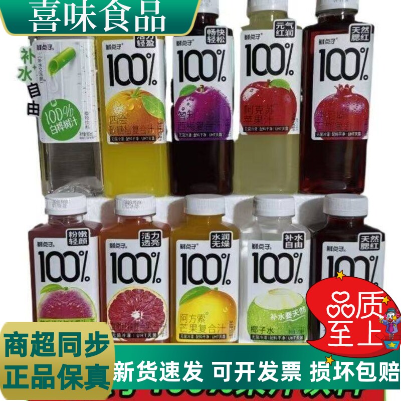 鲜点子100%饮料果汁500ml