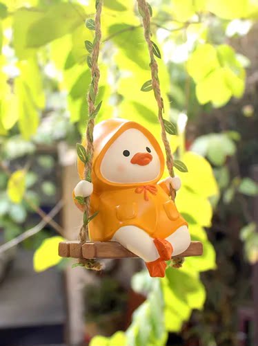 阳台庭院户外摆件聚之萌秋千可爱