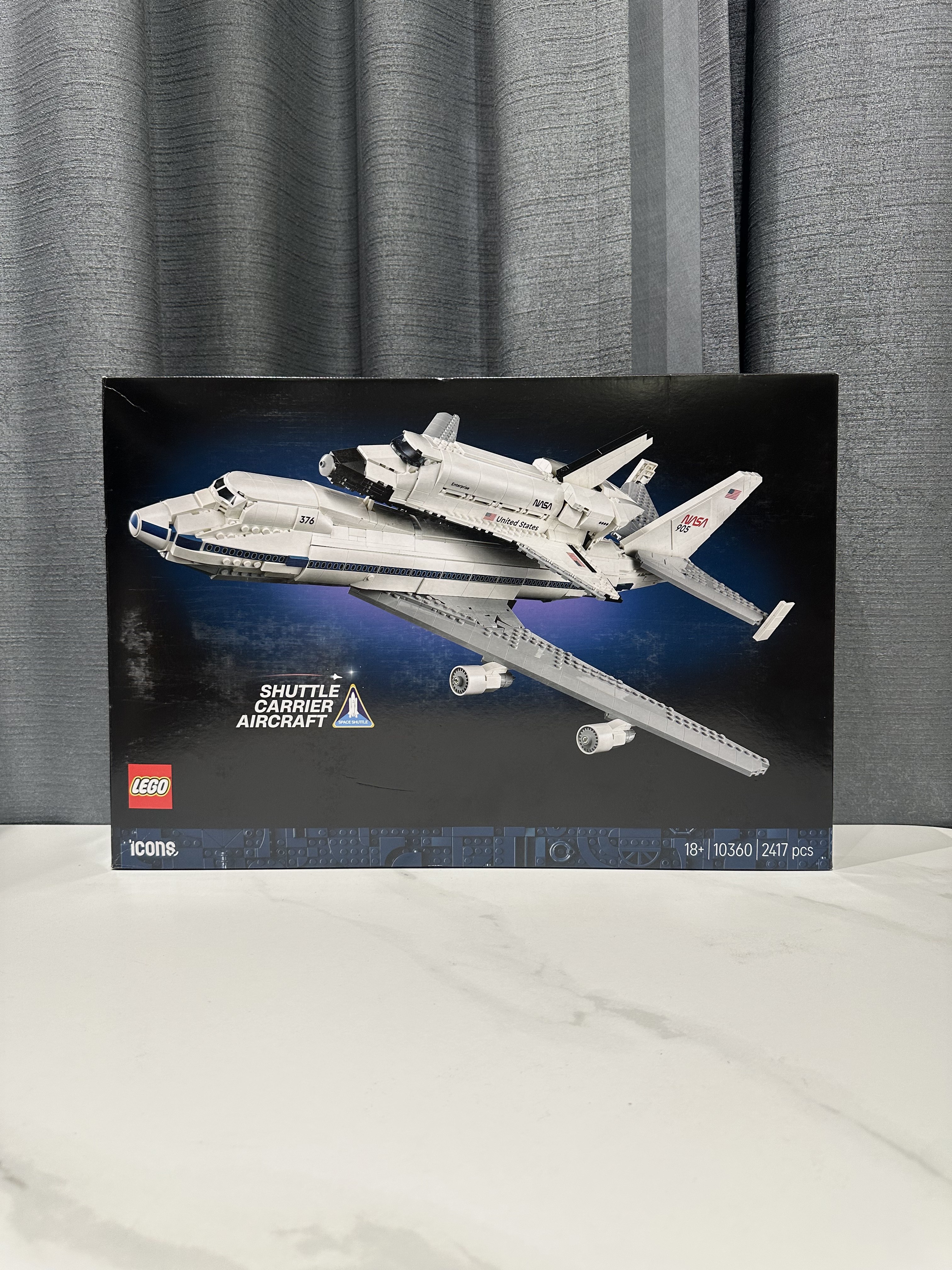 乐高10360icons航天飞机运输机积木 波音747飞机玩具男孩礼物