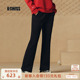网球裤 百搭简约时尚 微喇显瘦1911515 拼接休闲裤 KSWISS盖世威女裤