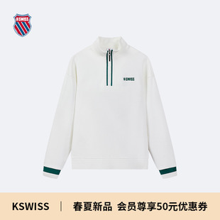 KSWISS盖世威男卫衣24春季 新品 秀场同款 百搭套头卫衣109858