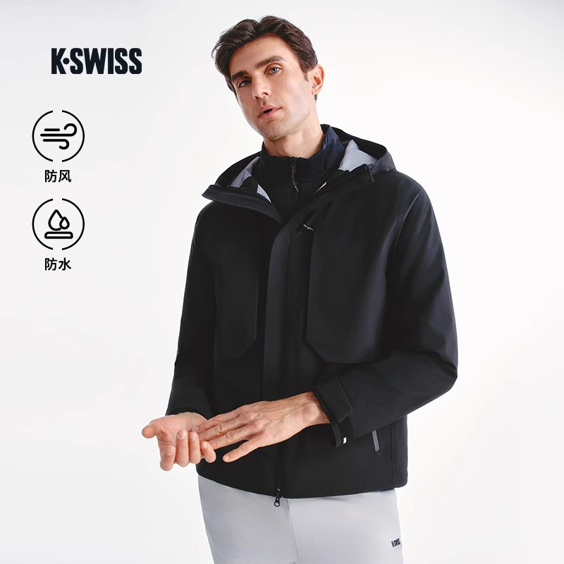 KSWISS盖世威外套男防风防水上衣