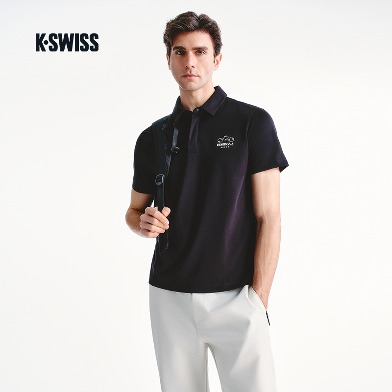 KSWISS盖世威POLO衫男士透气短袖