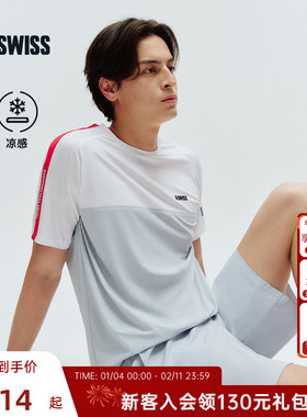 KSWISS盖世威短袖男 秋季凉感潮流网球时尚百搭T恤POLO衫1010678