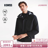 KSWISS盖世威外套男 防风防水舒适简约运动二合一上衣1011461 新款