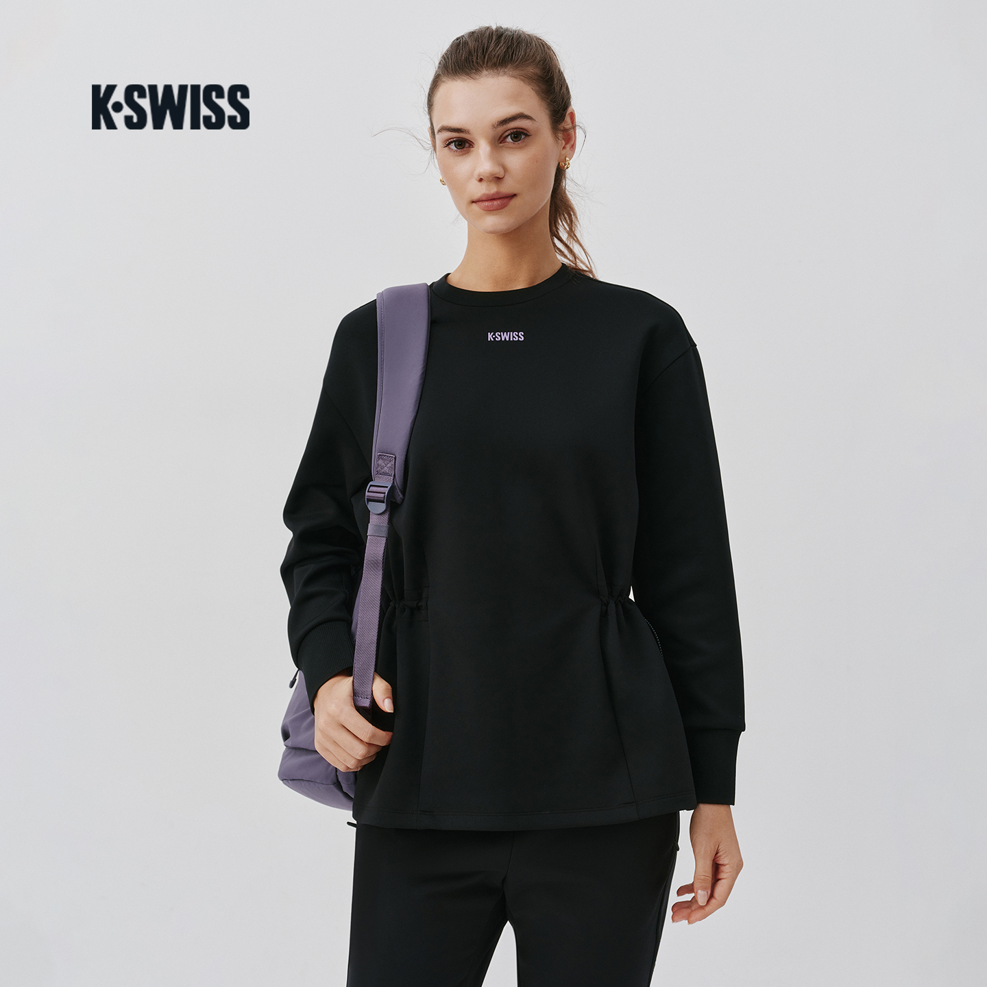 KSWISS盖世威卫衣女休闲套头衫