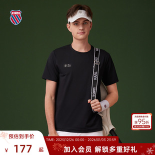 短袖 休闲圆领时尚 T恤1010032 百搭简约经典 KSWISS盖世威T恤男夏季