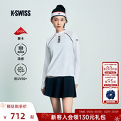 KSWISS盖世威T恤女新款 凉感舒适百搭休闲防晒长袖 运动上衣1911673